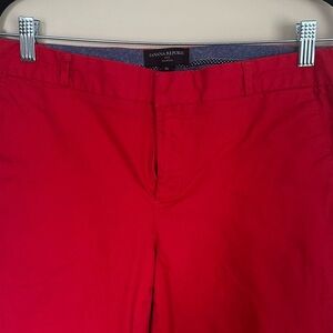 Banana Republic Hampton Red Trousers